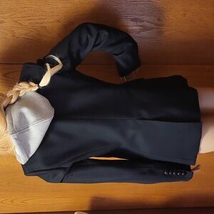 Veronica Beard VERY DARK GREEN MULTI Double-Breasted DICKEY Blazer